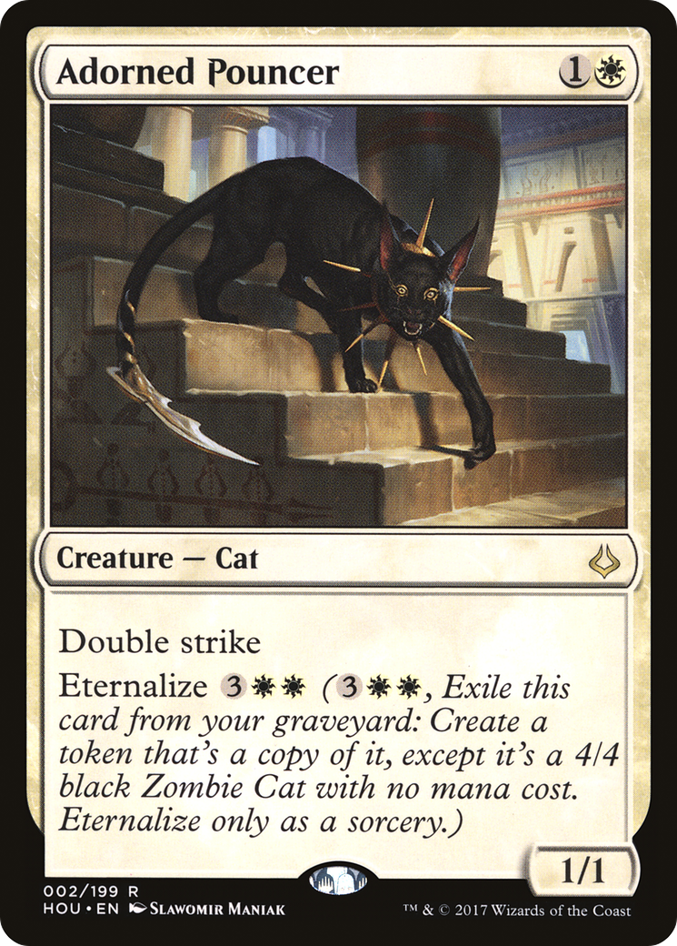 Adorned Pouncer (HOU-002) [Hour of Devastation] Foil
