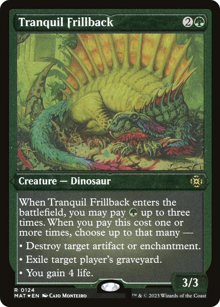 Tranquil Frillback (MAT-124) [March of the Machine: The Aftermath] Etched Foil