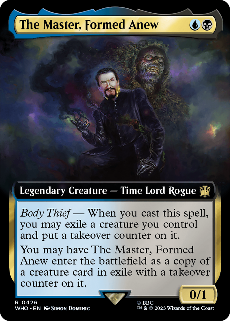 The Master, Formed Anew (WHO-426) [Doctor Who]: (Extended Art)