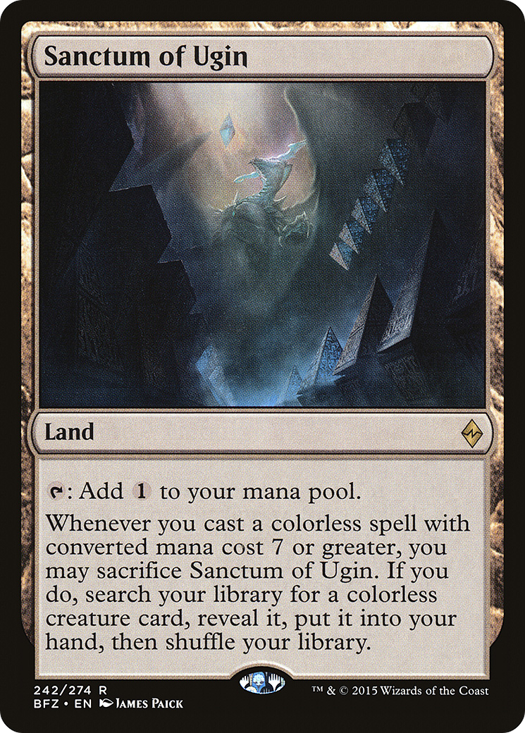 Sanctum of Ugin (BFZ-242) [Battle for Zendikar] Foil