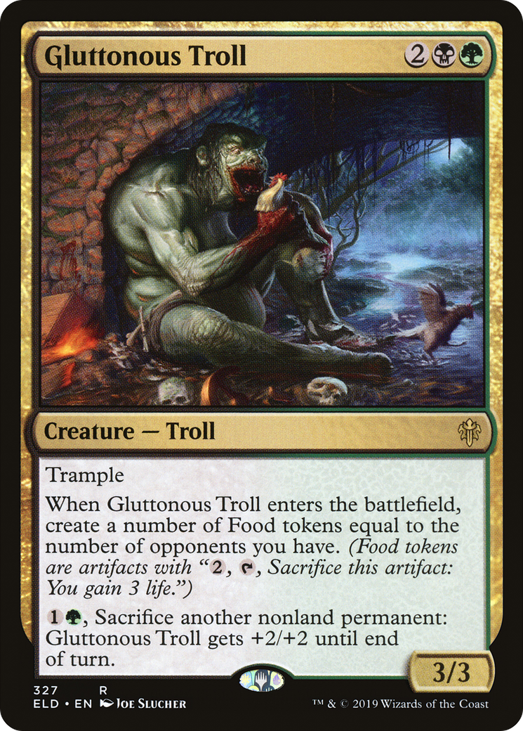 Gluttonous Troll (ELD-327) [Throne of Eldraine]