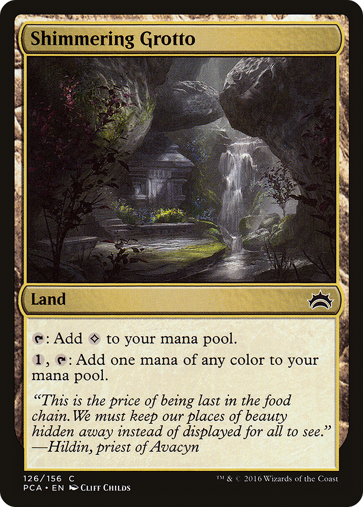 Shimmering Grotto (PCA-126) [Planechase Anthology]