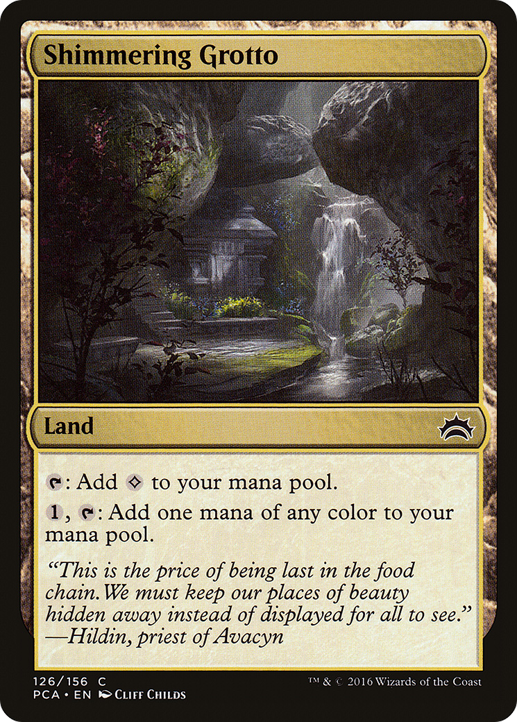 Shimmering Grotto (PCA-126) [Planechase Anthology]