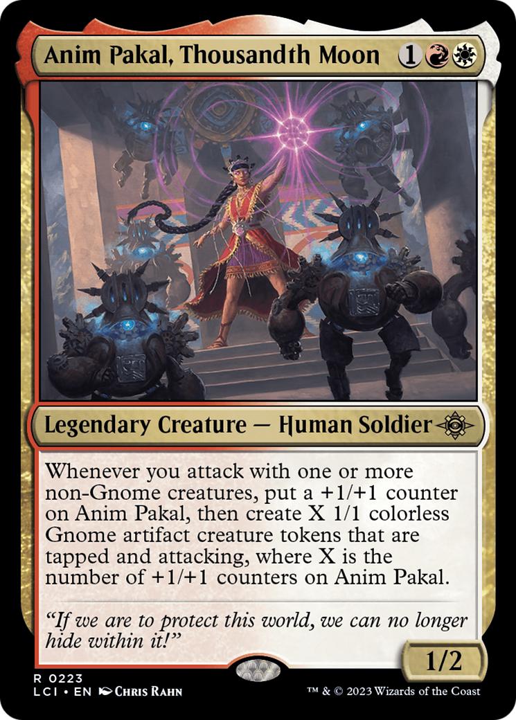 Anim Pakal, Thousandth Moon (LCI-223) [The Lost Caverns of Ixalan] Foil