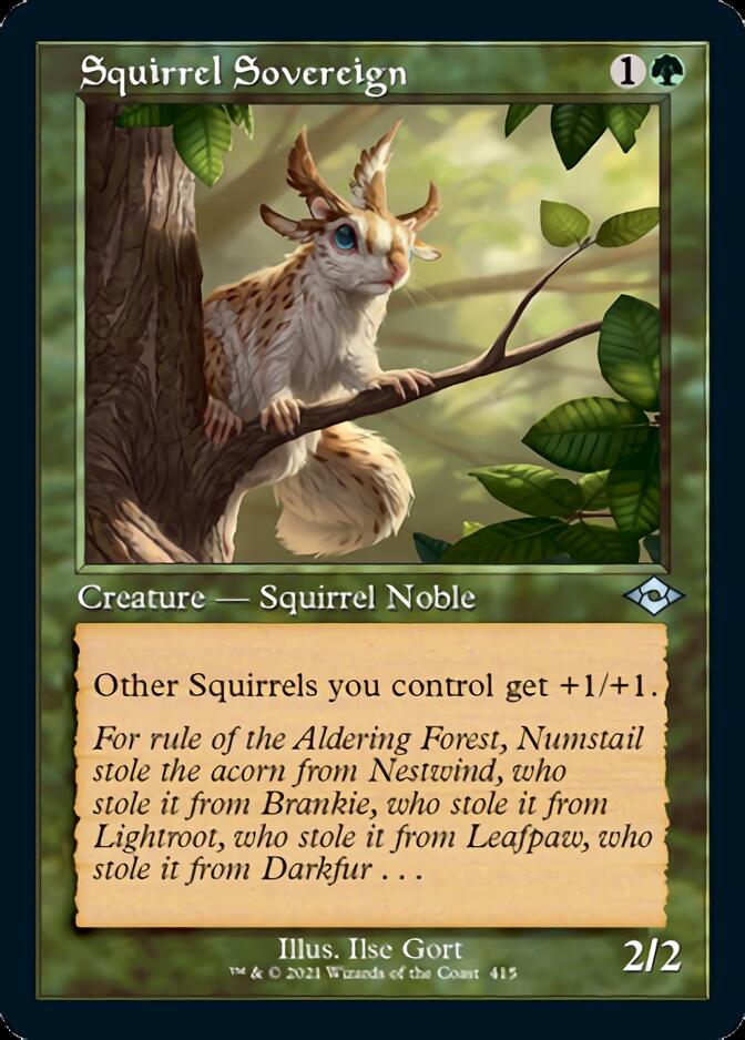Squirrel Sovereign (MH2-415) [Modern Horizons 2] Foil