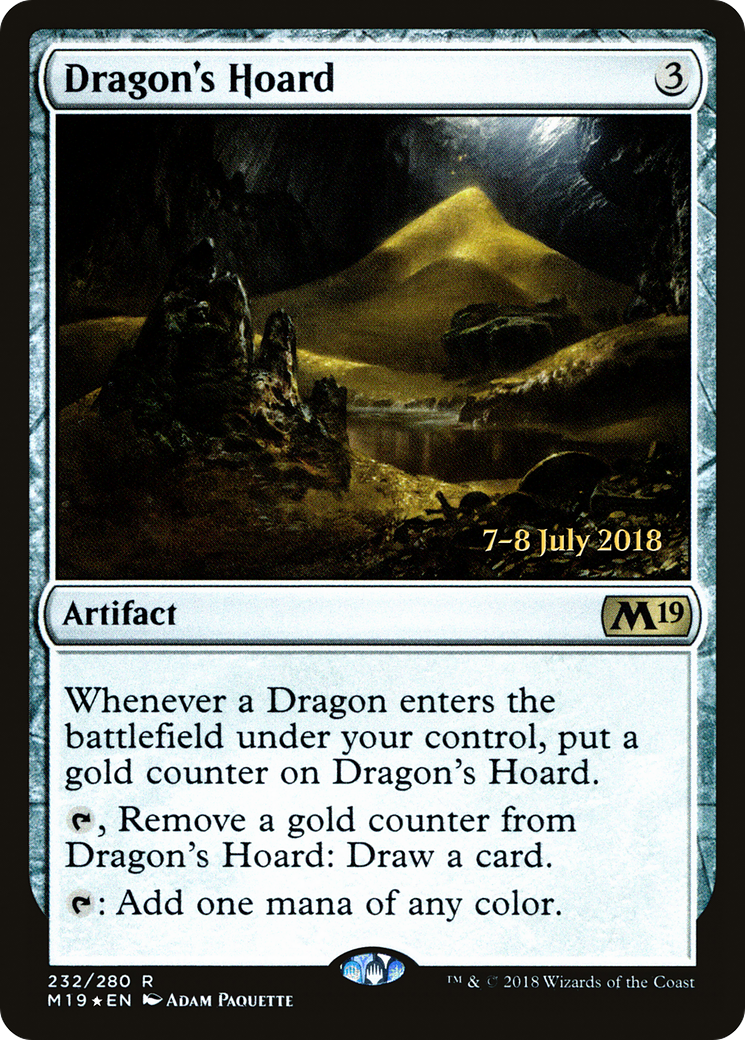 Dragon's Hoard (PRE-232S) [Core Set 2019 Promos] Foil