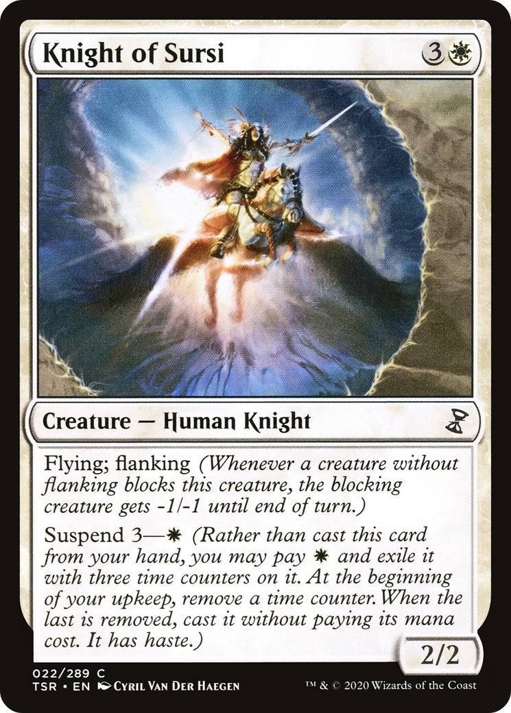 Knight of Sursi (TSR-022) [Time Spiral Remastered]