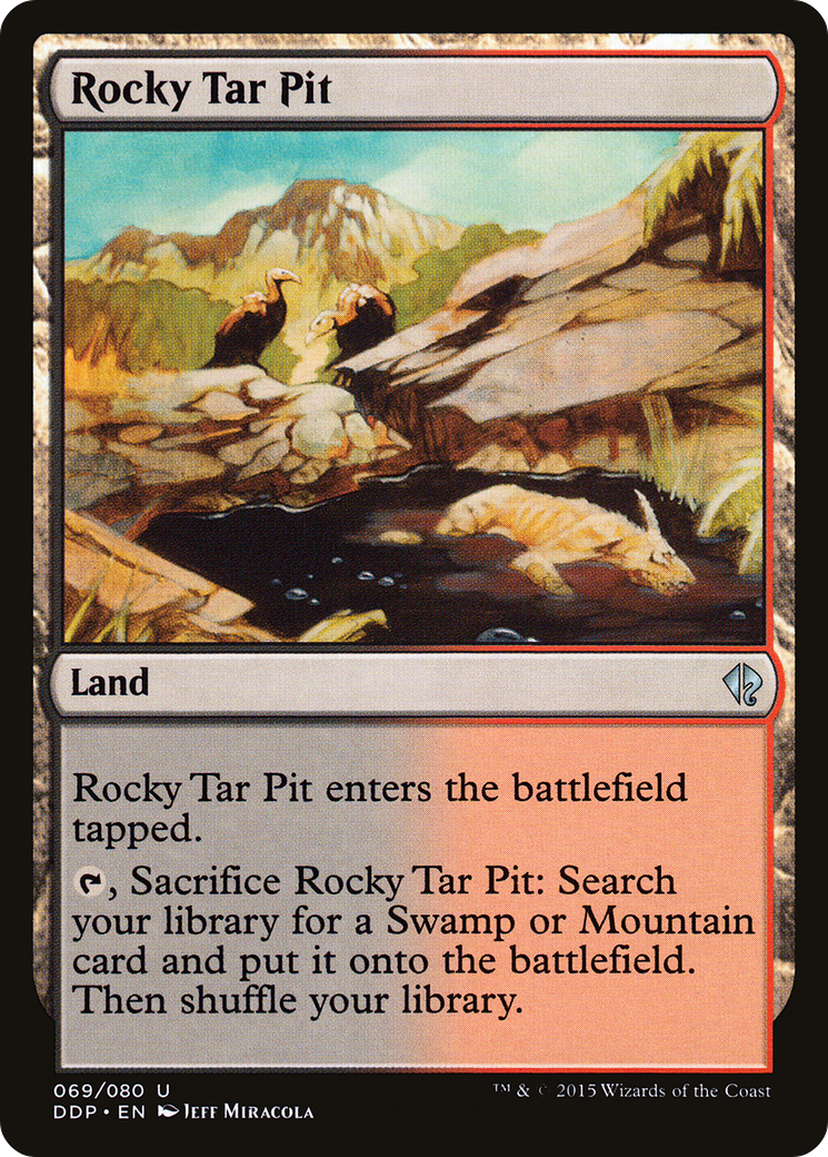 Rocky Tar Pit (DDP-069) [Duel Decks: Zendikar vs. Eldrazi]