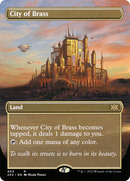 City of Brass (2X2-403) [Double Masters 2022] (Borderless) Foil