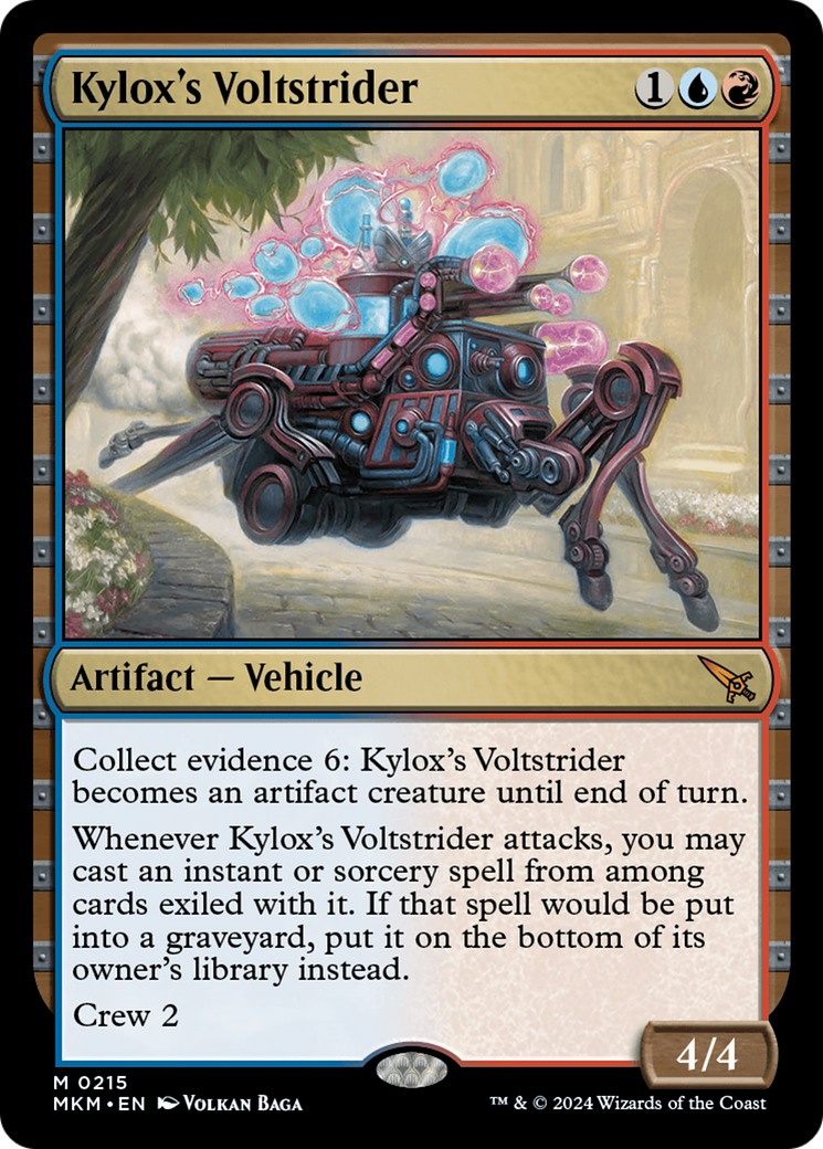 Kylox's Voltstrider (MKM-215) [Murders at Karlov Manor] Foil