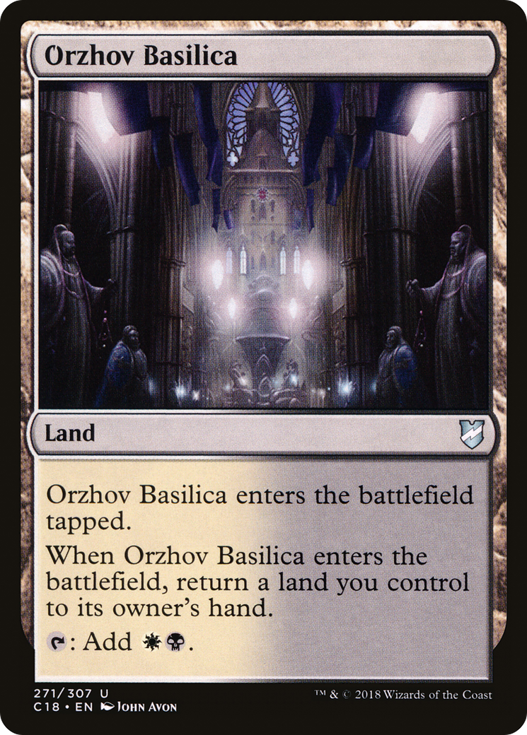 Orzhov Basilica (C18-271) [Commander 2018]