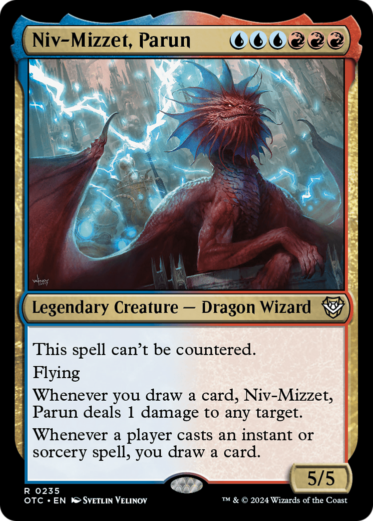 Niv-Mizzet, Parun (OTC-235) [Outlaws of Thunder Junction Commander]