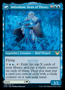 Kianne, Dean of Substance // Imbraham, Dean of Theory (STX-152) [Strixhaven: School of Mages] Foil