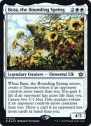 Beza, the Bounding Spring (PRE-02S) [Bloomburrow Promos] Foil