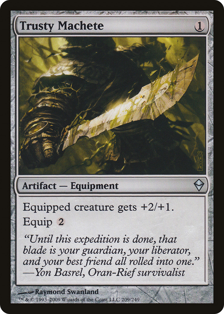 Trusty Machete (ZEN-209) [Zendikar]
