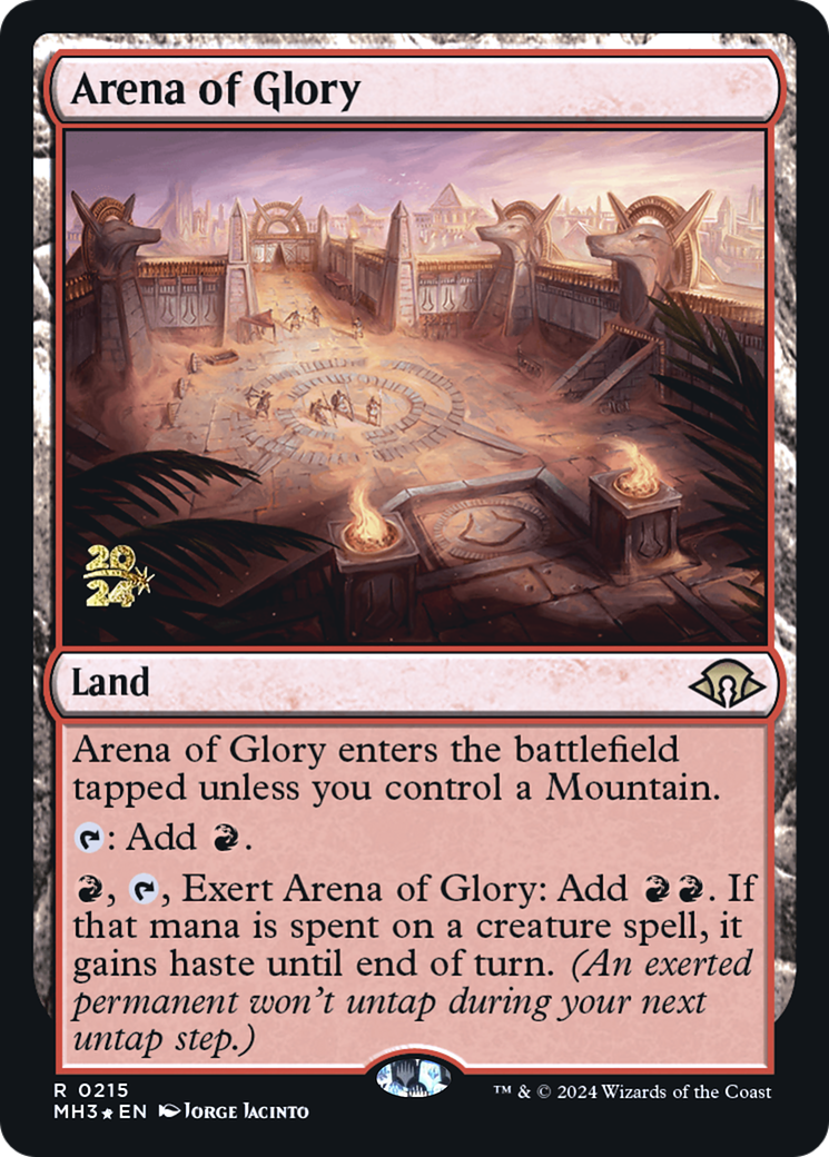 Arena of Glory (PRE-215S) [Modern Horizons 3 Promos] Foil