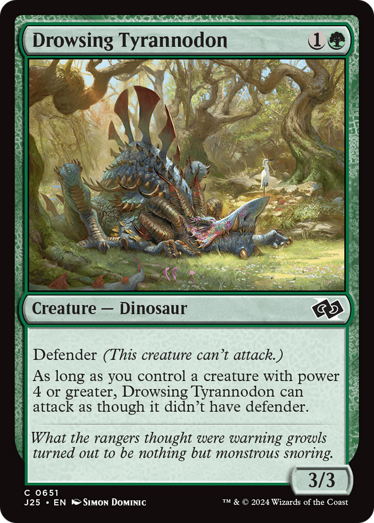 Drowsing Tyrannodon (J25-651) [Foundations Jumpstart]
