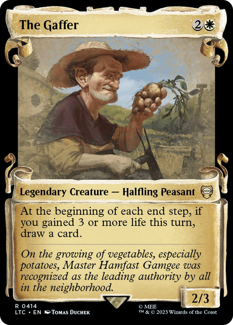 The Gaffer (LTC-414) [Tales of Middle-earth Commander]: (Showcase) Foil
