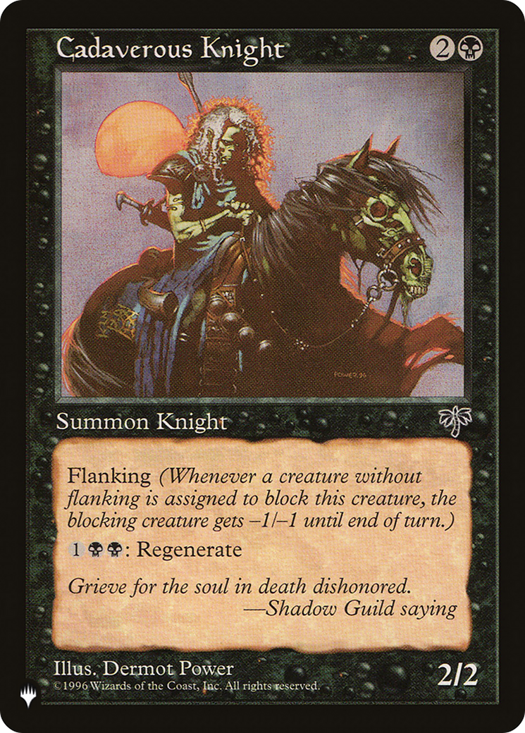Cadaverous Knight (LIST-MIR-110) [The List]