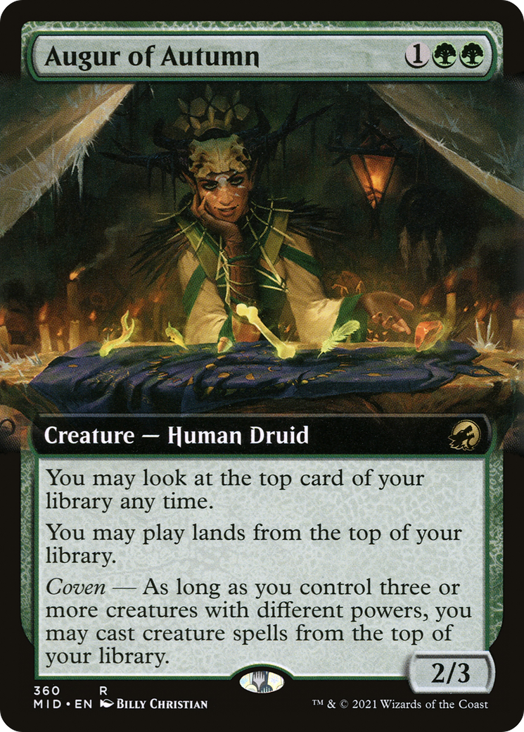 Augur of Autumn (Extended Art) (MID-360) [Innistrad: Midnight Hunt]