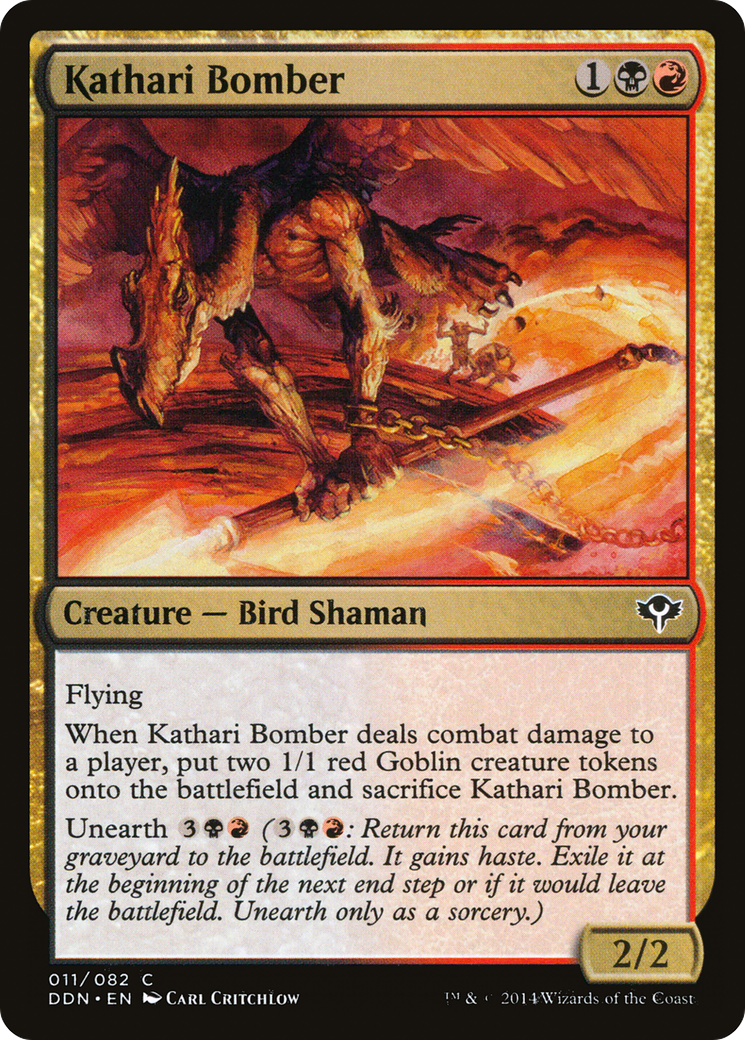 Kathari Bomber (DDN-011) [Duel Decks: Speed vs. Cunning]