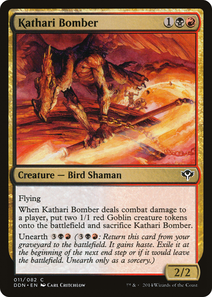 Kathari Bomber (DDN-011) [Duel Decks: Speed vs. Cunning]