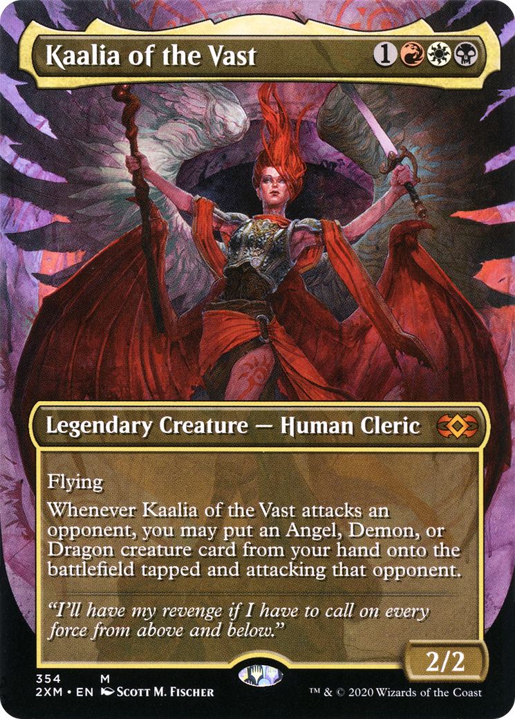 Kaalia of the Vast (2XM-354) [Double Masters] (Borderless) Foil