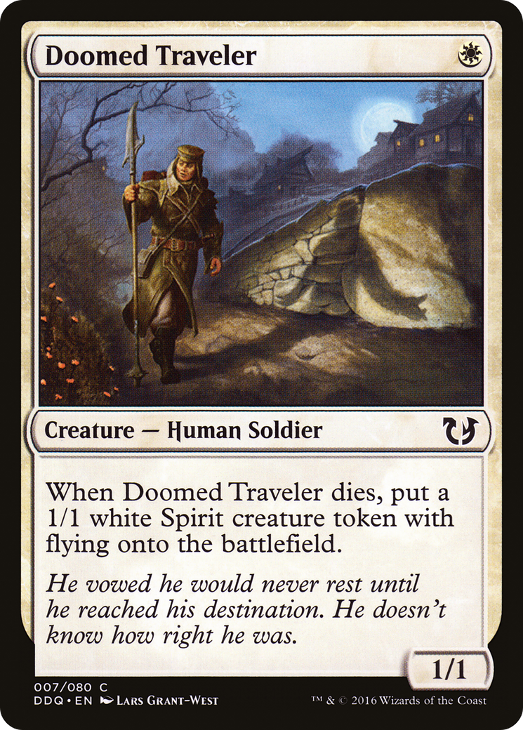 Doomed Traveler (DDQ-007) [Duel Decks: Blessed vs. Cursed]