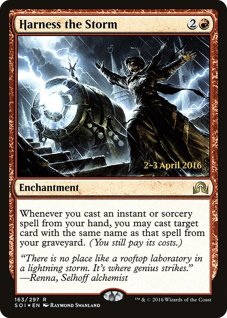 Harness the Storm (PRE-163S) [Shadows over Innistrad Promos] Foil