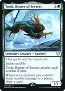 Toski, Bearer of Secrets (PRE-197S) [Kaldheim Promos] Foil