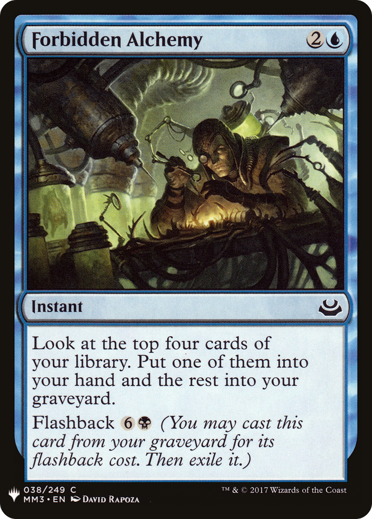 Forbidden Alchemy (LIST-MM3-38) [The List]