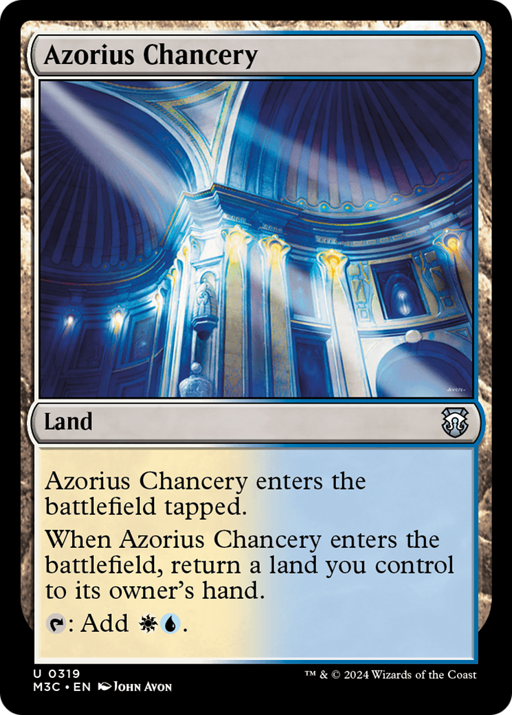 Azorius Chancery (M3C-319) [Modern Horizons 3 Commander]