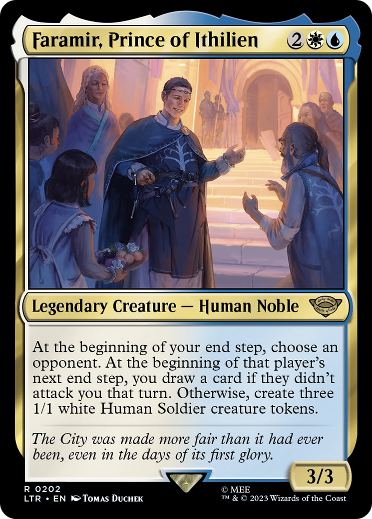 Faramir, Prince of Ithilien (LTR-202) [The Lord of the Rings: Tales of Middle-earth] Foil