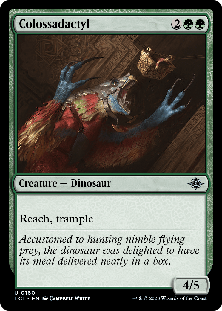 Colossadactyl (LCI-180) [The Lost Caverns of Ixalan] Foil