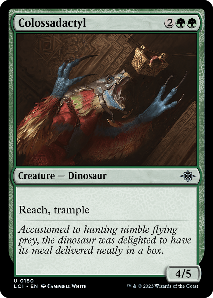 Colossadactyl (LCI-180) [The Lost Caverns of Ixalan] Foil