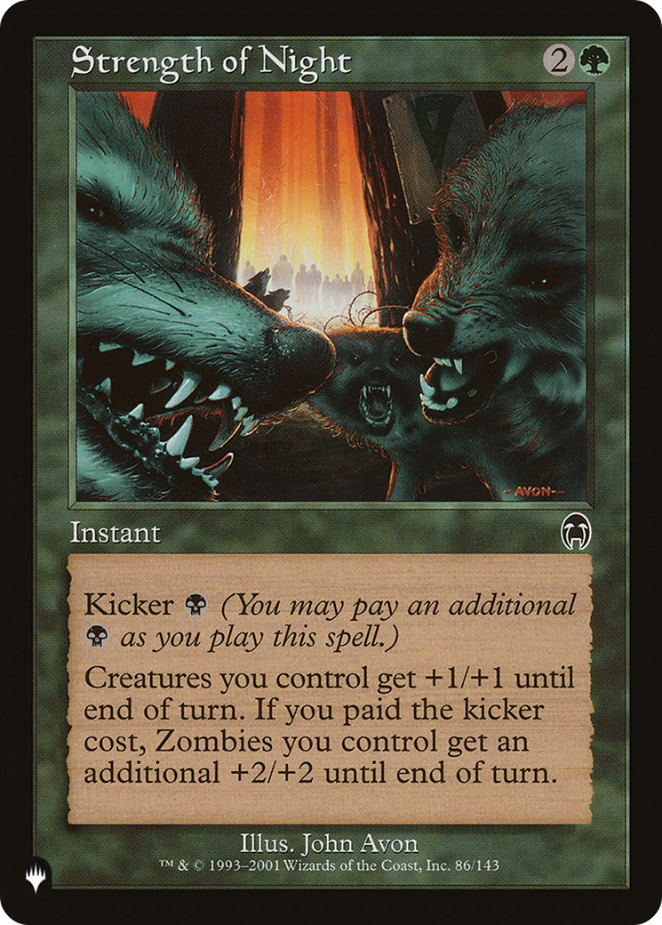 Strength of Night (LIST-APC-86) [The List]