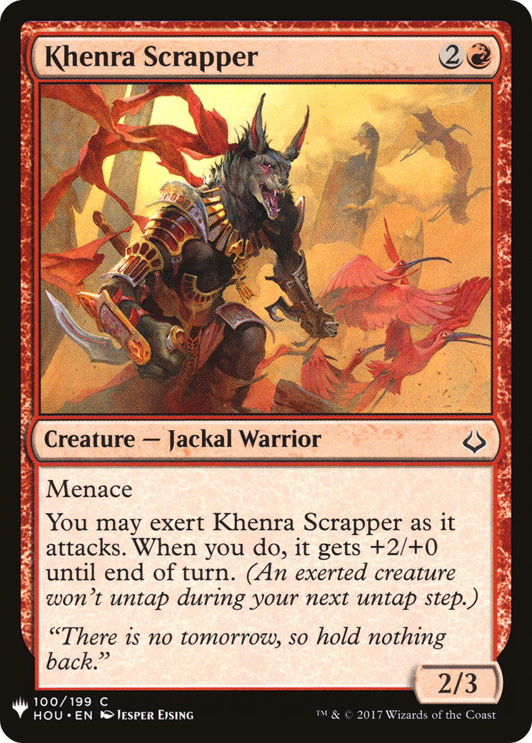 Khenra Scrapper (LIST-HOU-100) [The List]