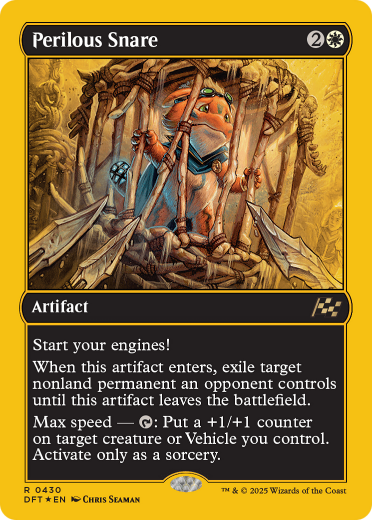 Perilous Snare (DFT-430) [Aetherdrift] Foil