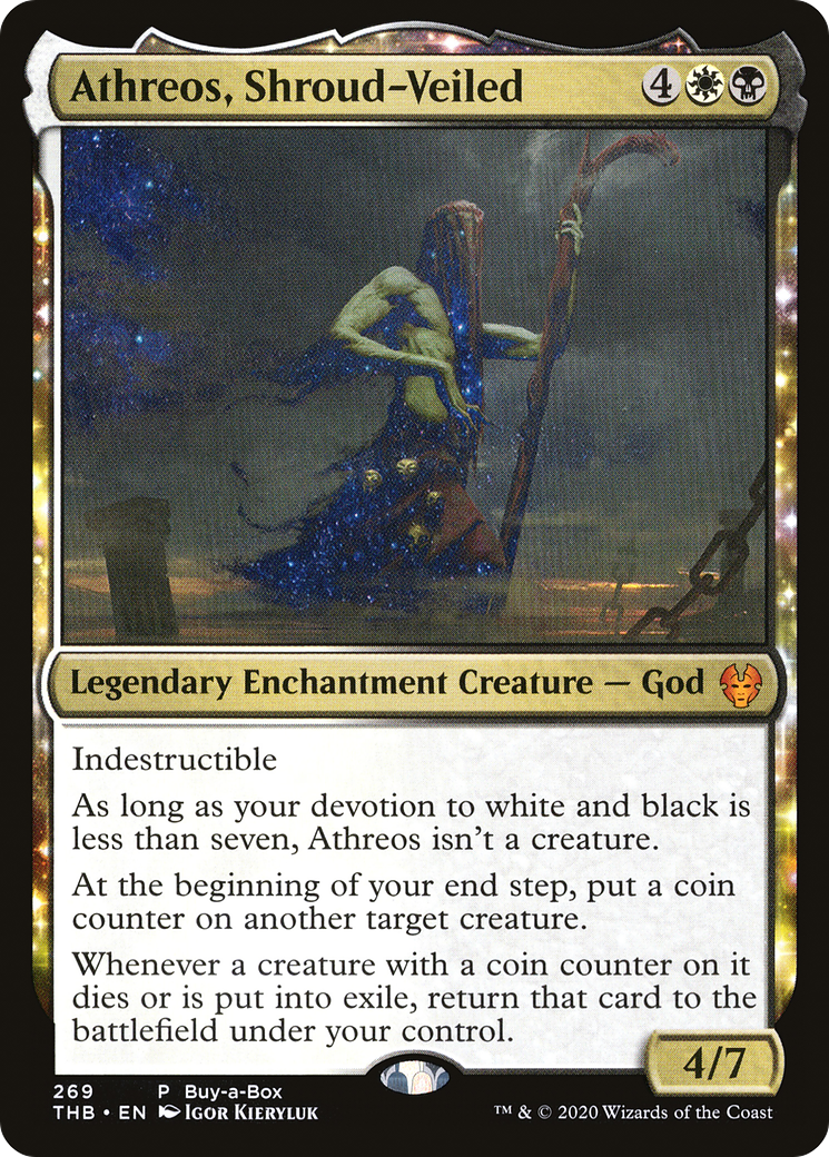 Athreos, Shroud-Veiled (BABP-269) [Theros Beyond Death]: (enchantment) Foil