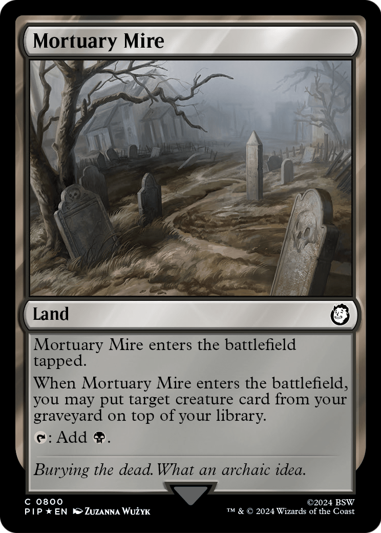 Mortuary Mire (Surge Foil) (PIP-800) [Fallout] Foil