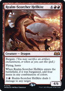 Realm-Scorcher Hellkite (PRE-145S) [Wilds of Eldraine Promos] Foil