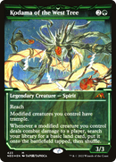 Kodama of the West Tree (Showcase) (Foil Etched) (NEO-423) [Kamigawa: Neon Dynasty] Foil