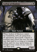 Author of Shadows (Extended Art) (C21-362) [Commander 2021]