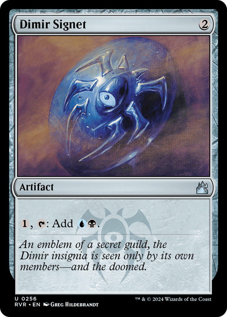 Dimir Signet (RVR-256) [Ravnica Remastered]