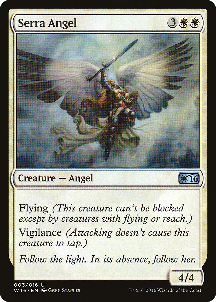 Serra Angel (W16-003) [Welcome Deck 2016]