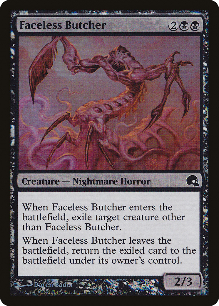 Faceless Butcher (GRV-003) [Premium Deck Series: Graveborn] Foil