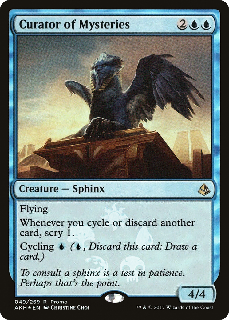 Curator of Mysteries (MEDIA-49★) [Amonkhet Promos] Foil