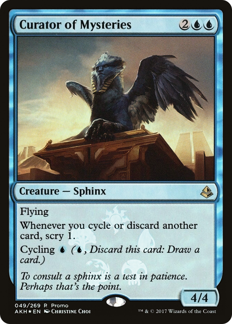 Curator of Mysteries (MEDIA-49★) [Amonkhet Promos] Foil