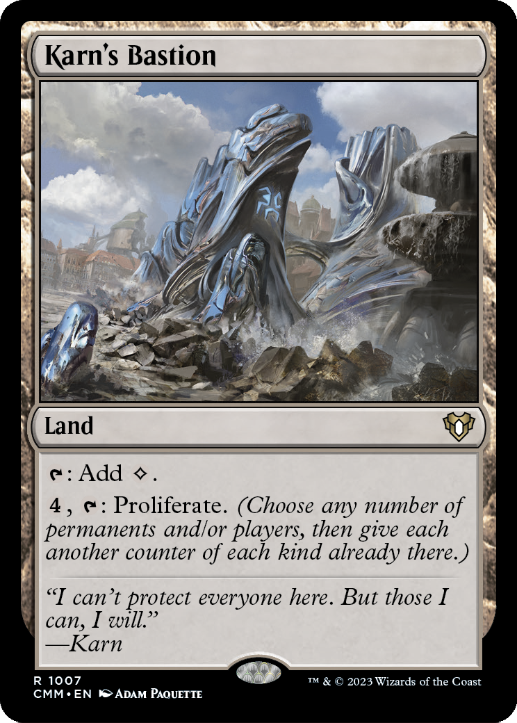 Karn's Bastion (CMM-1007) [Commander Masters]