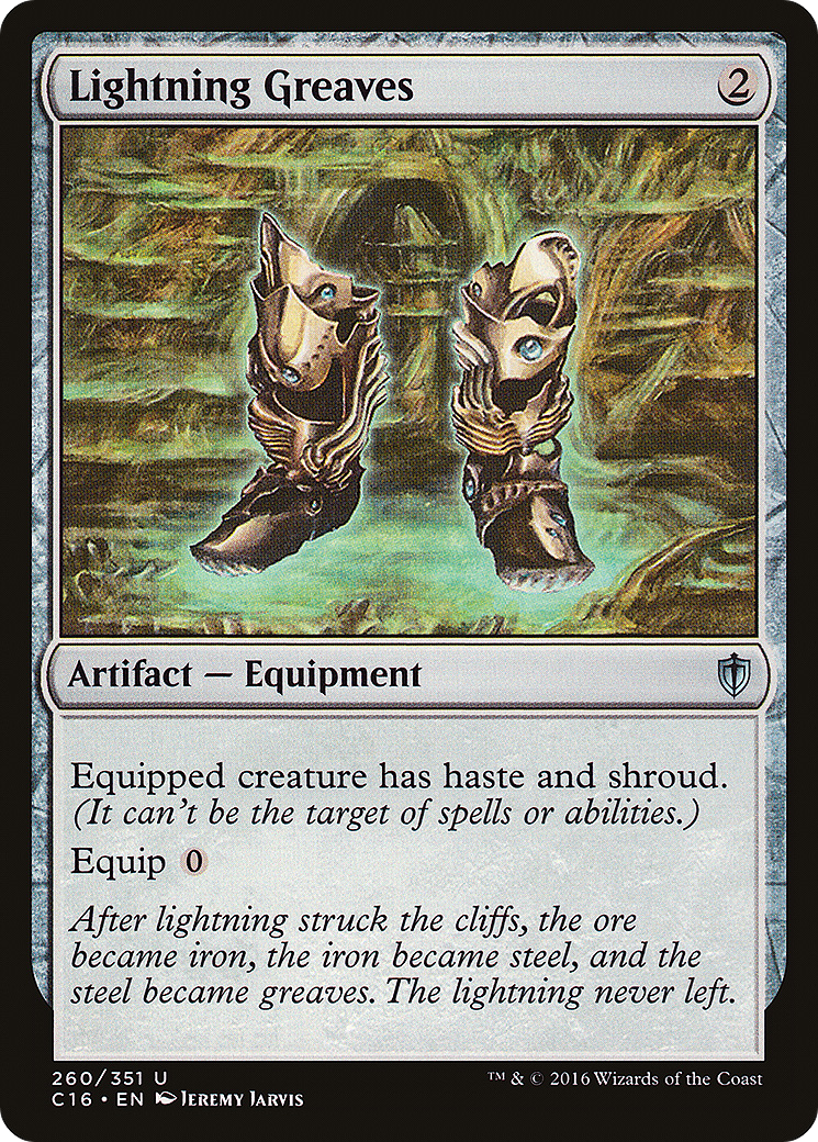 Lightning Greaves (C16-260) [Commander 2016]